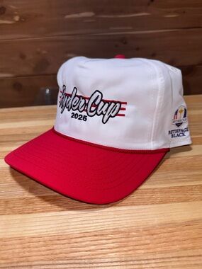 New Imperial Ryder Cup Bethpage Black PGA Snapback Golf Red/White Hat Cap 2025